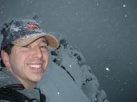 A still, snowy day top the rocky summit of Bear Peak (between Boulder and Eldorado Springs, CO).