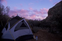 005:  Sunrise at our first camp, called SC2 (Salt Creek #2).
