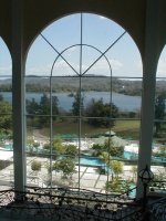 Outside view from the hotel. 2/26/03