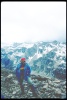 Larry Bortner at Paintbrush Canyon Divide, Tetons WY 1993