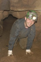 Marty emerges from one of several crawls