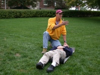 Ray discusses spine handling