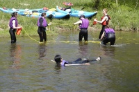 Be careful when you swim.  Your rescuers might not be ready.