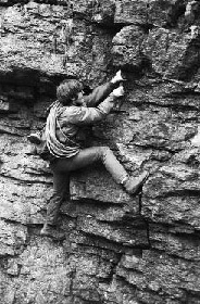Denny Connors free soloing